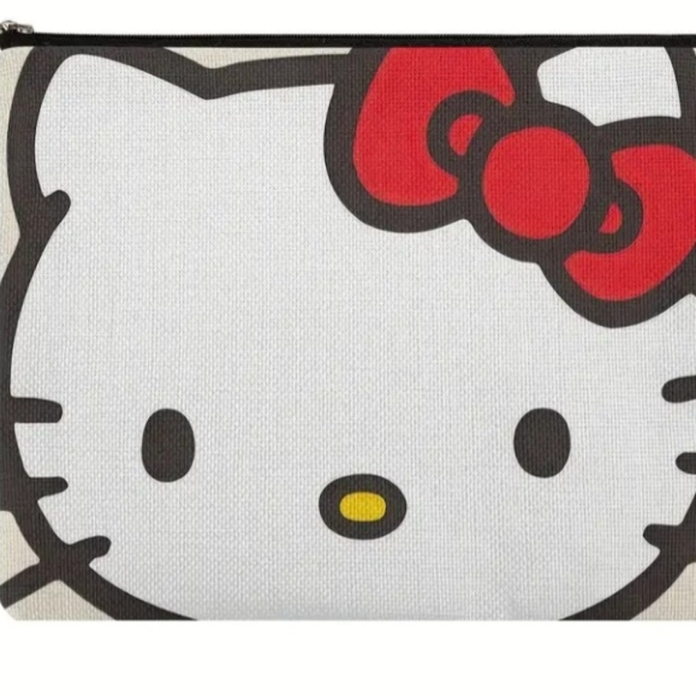 Hello Kitty Zipper Makeup Bag